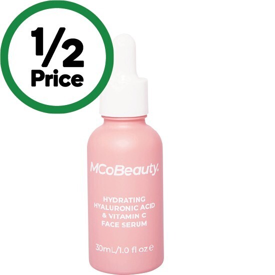 Mcobeauty hydrating hyaluronic acid & vitamin c face serum 30ml offer