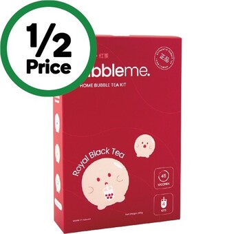 Woolworths Bubbleme tea kits 280g offer