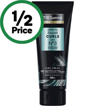 Woolworths Tresemme smooth curls hair cream 200ml offer