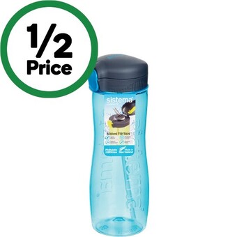 Woolworths Sistema bottle quick flip assorted 800ml offer