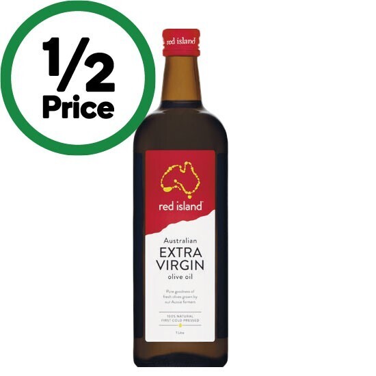 Red island extra virgin olive oil 1 litre offer at Woolworths
