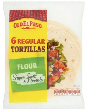 Coles Old el paso regular tortillas 6 pack 240g offer