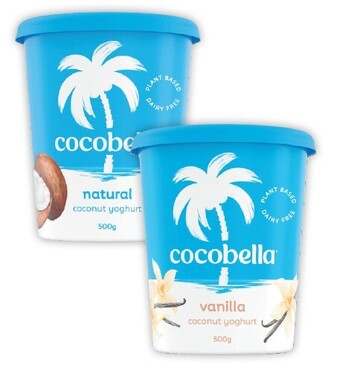 Coles Cocobella coconut yoghurt 500g offer