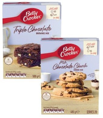Coles Betty crocker baking mix 250g-540g offer