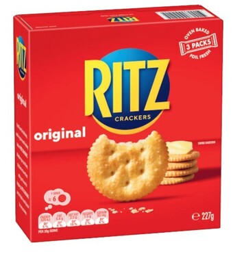 Coles Ritz crackers 227g offer