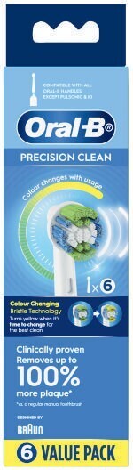 Coles Oral b precision clean power brush refill heads 6 pack offer