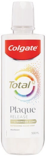 Coles Colgate total mouthwash refreshing clear mint 500ml offer