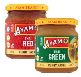 Coles Ayam curry paste 185g-195g offer