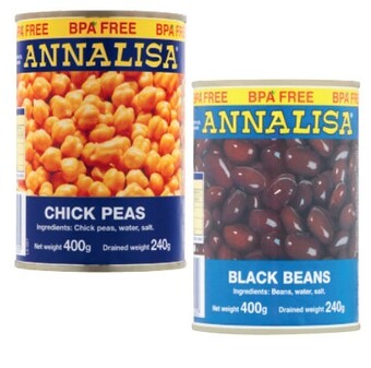 Coles Annalisa beans 400g offer