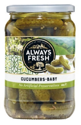 Coles Always fresh baby cucumbers 680g offer