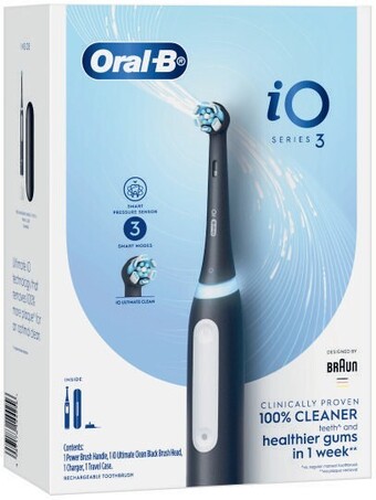 Coles Oral b io 3 matte black ultimate power brush 1 pack offer