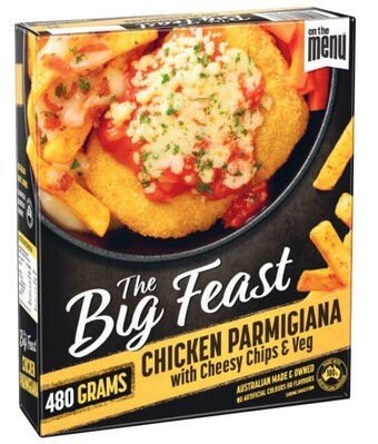 Coles On the menu big feast 480g offer