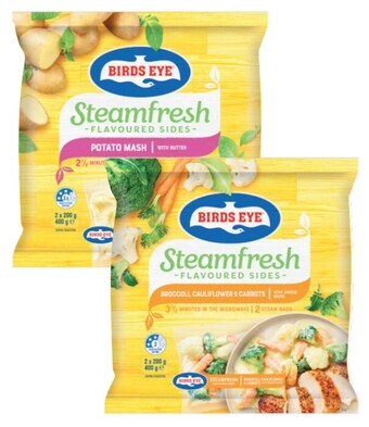 Birds eye steamfresh vegetables 400g