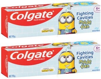 Coles Colgate mild mint minions toothpaste 90g offer