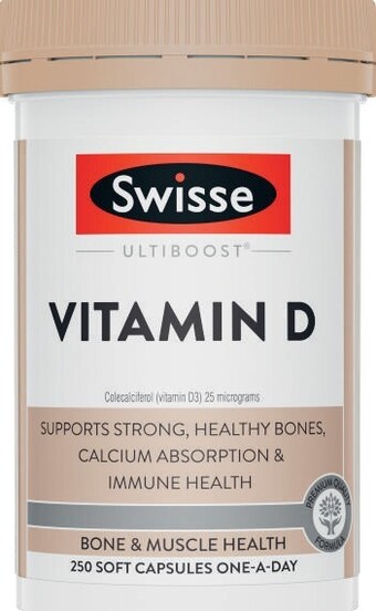 Coles Swisse ultiboost vitamin d 250 pack^ offer
