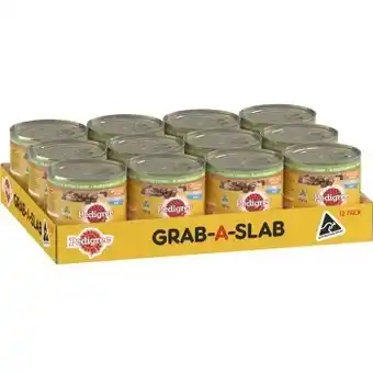 BIG W Pedigree 5 meats wet dog food 12 x 700g offer