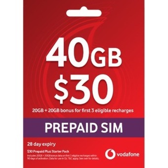 BIG W Vodafone $30 starter pack offer