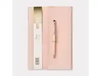 Officeworks Otto A5 Tri-Fold Notebook with Pen Pocket 192 Pages Pink offer