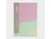 Officeworks Otto A5 Week to View 2022 2-Tone Colourblock Diary Mint offer