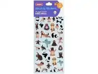 Officeworks Kadink Bubble Sticker Sheet Yoga Animals Design offer