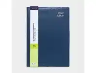 Officeworks J.Burrows A5 Week to View 2022 Executive Diary Blue offer