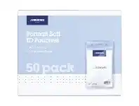 Officeworks J.Burrows Soft ID Pouch Portrait 50 Pack offer