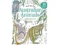 Officeworks Lake Press Wall Art Colouring Book Australian Animals offer