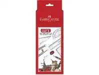 Officeworks Faber-Castell Faber Castell Elite Geometry Set 9 Pieces offer