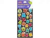 Officeworks Kadink Bubble Sticker Sheet Monsters & Aliens Design offer