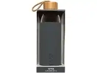Officeworks Otto Brights Glass Drink Bottle 600mL Grey offer