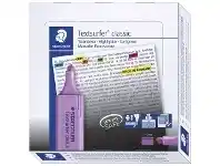 Officeworks Staedtler Textsurfer Classic Highlighters Violet Box 10 offer