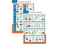 Officeworks Studymate Double-sided Phonetic Alphabet Wall Chart offer