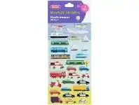 Officeworks Kadink Puffy Sticker Sheet Transport Design offer