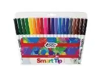 Officeworks Texta Smarttip Coloured Markers Assorted 20 Pack offer