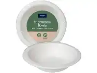 Officeworks J.Burrows Sugarcane Bagasse Bowls 340mL 80 Pack offer