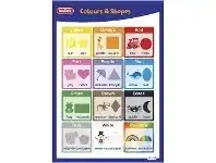 Officeworks Kadink Wall Chart Colours and Shapes offer