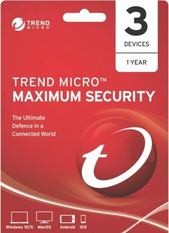 The Good Guys Trend Micro Maximum Security 3 Device 1 Year offer