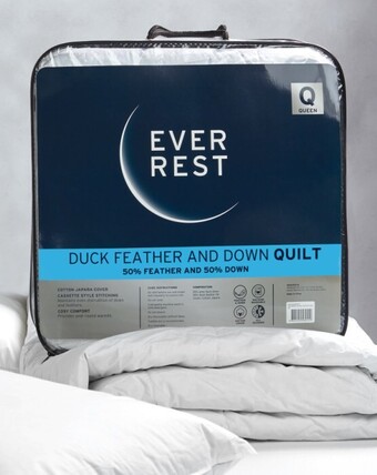 Spotlight Ever rest 50% duck feather 50% down quilt offer
