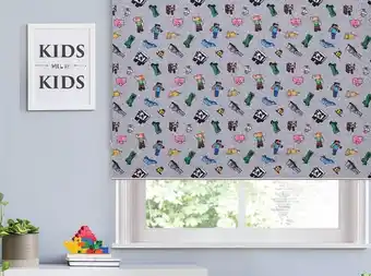 Spotlight 50% off kids licensed minecraft blockout roller blinds offer