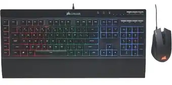 The Good Guys Corsair K55 & Harpoon RGB Gaming Keyboard & Mouse Combo offer