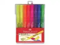 Officeworks Faber-Castell Pocket Highlighters Assorted 8 Pack offer
