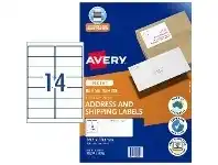 Officeworks Avery InkJet Labels 14UP 50 Pack offer