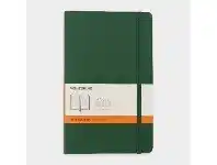 Officeworks Moleskine Classic Soft Cover Ruled Notebook Myrtle Green offer