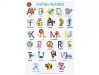 Learning Can Be Fun The Alphabet of Animals Double Side Chart