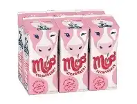 Officeworks Devondale UHT Moo Strawberry Milk 200mL 6 Pack offer
