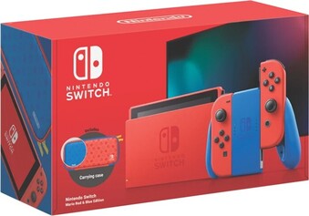 The Good Guys Nintendo Switch Console - Mario Red & Blue Edition offer