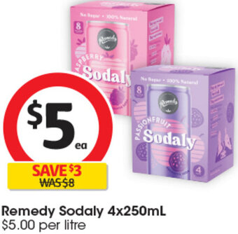 Remedy Sodaly 4x250mL