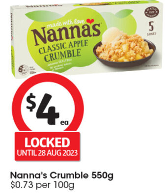 Nanna's Crumble 550g
