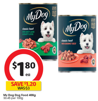 Coles My Dog Dog Food 400g offer