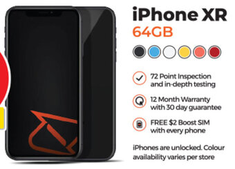Coles iPhone XR 64GB offer